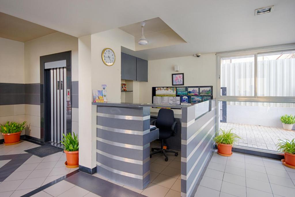TV a/nebo společenská místnost v ubytování Hotel Grand Ashwin