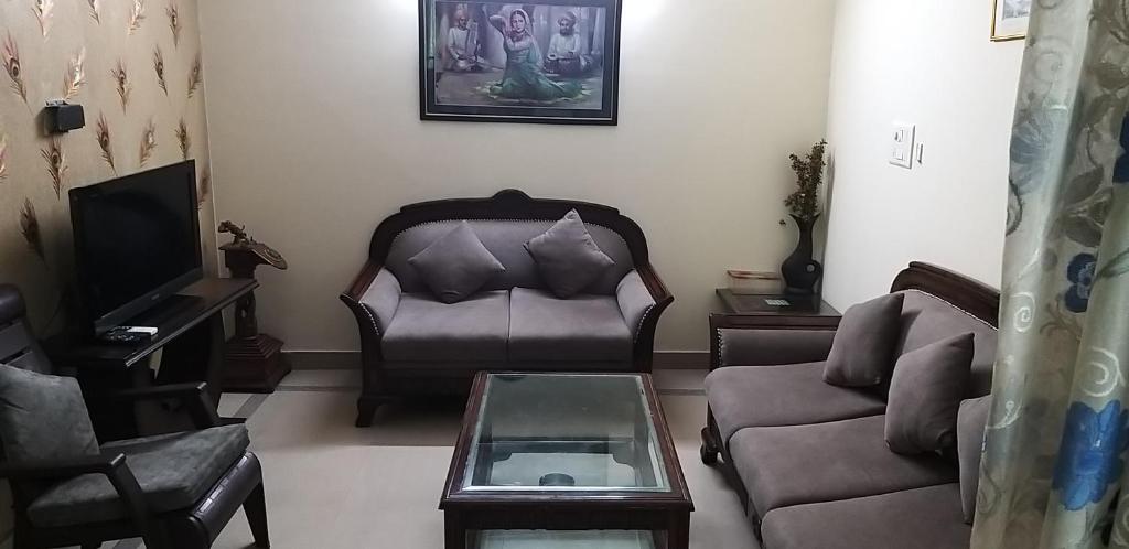 Posezení v ubytování Hotel Home Stay Dwarka