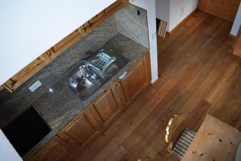 Kuchyň nebo kuchyňský kout v ubytování Residence Miragolf