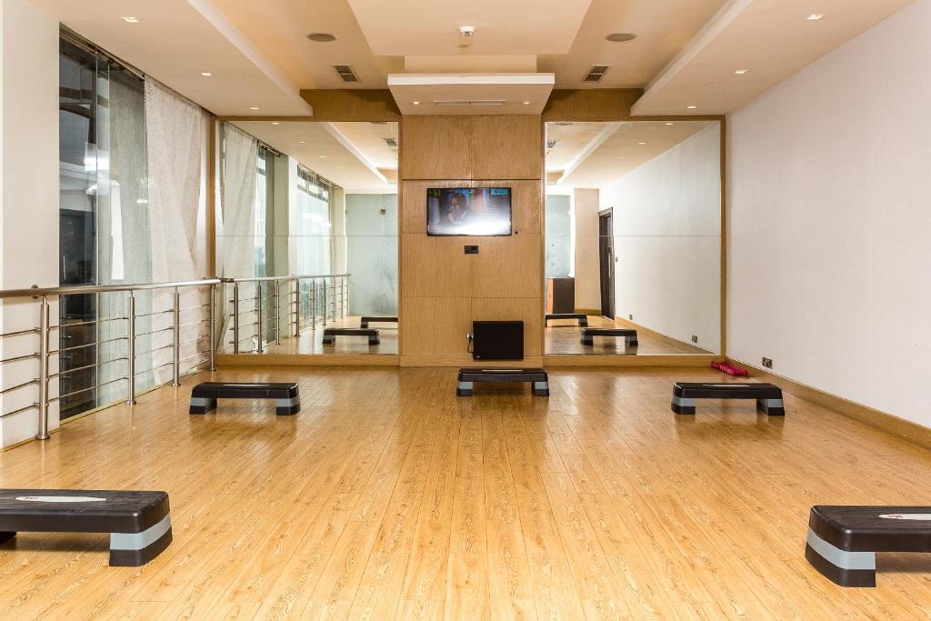 Fitness centrum a/nebo fitness zařízení v ubytování Royal Tulip Canaan Nairobi