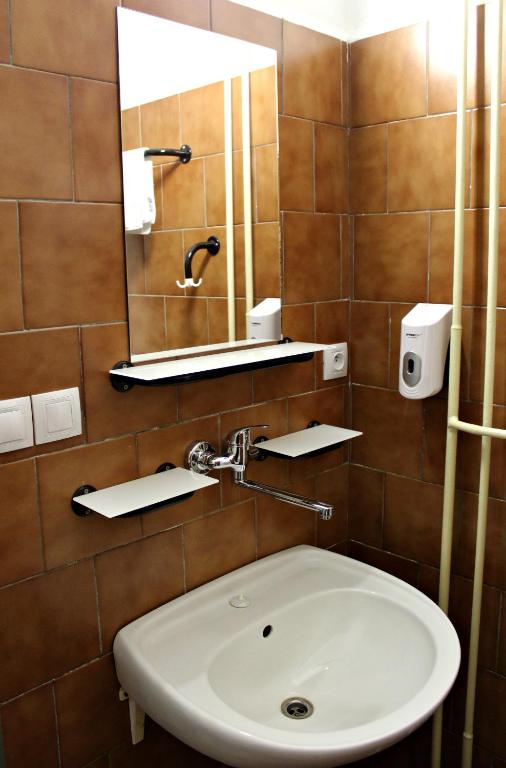 Koupelna v ubytování Wellness hotel Lucia