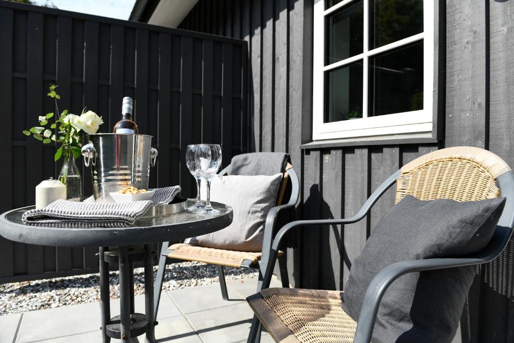 Posezení v ubytování Hotel Skovpavillonen