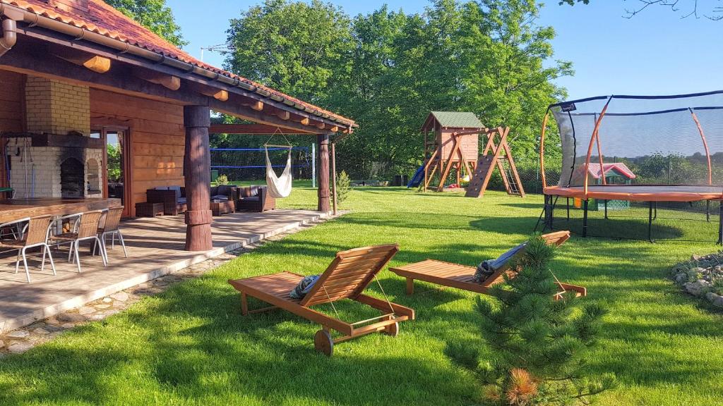 Vonkajšia záhrada v ubytovaní Kamionka House - Dom z Bala