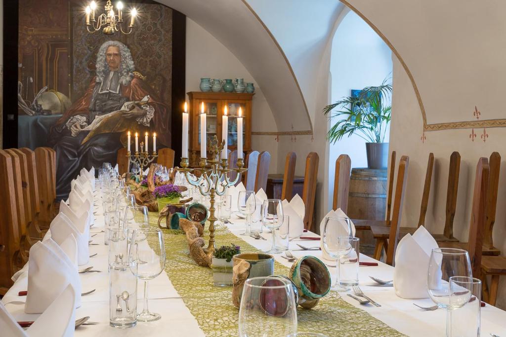 Restaurace v ubytování Burg Plankenstein
