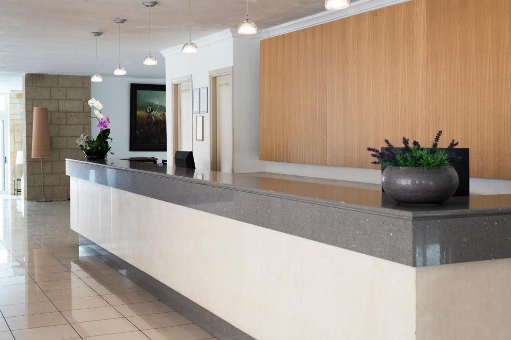 Lobby alebo recepcia v ubytovaní Athena Hotel