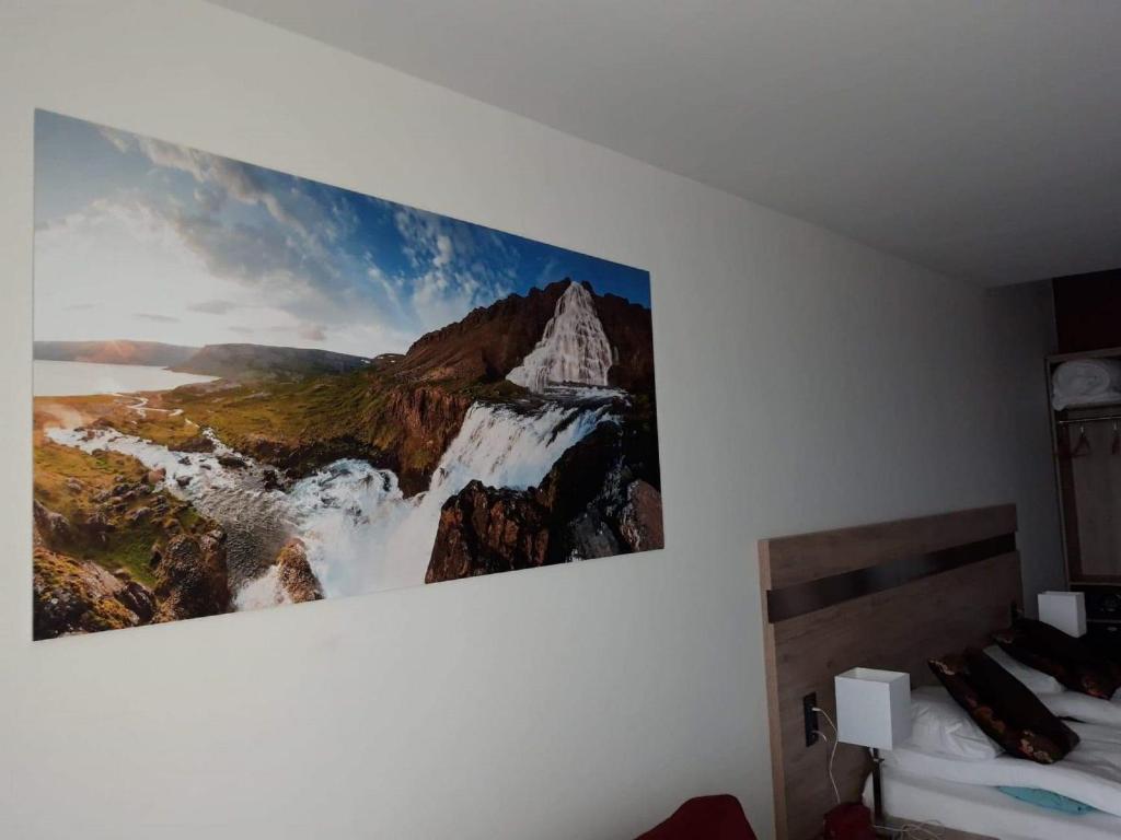Nespecifikovaný výhled na hory nebo výhled na hory při pohledu z hotelu