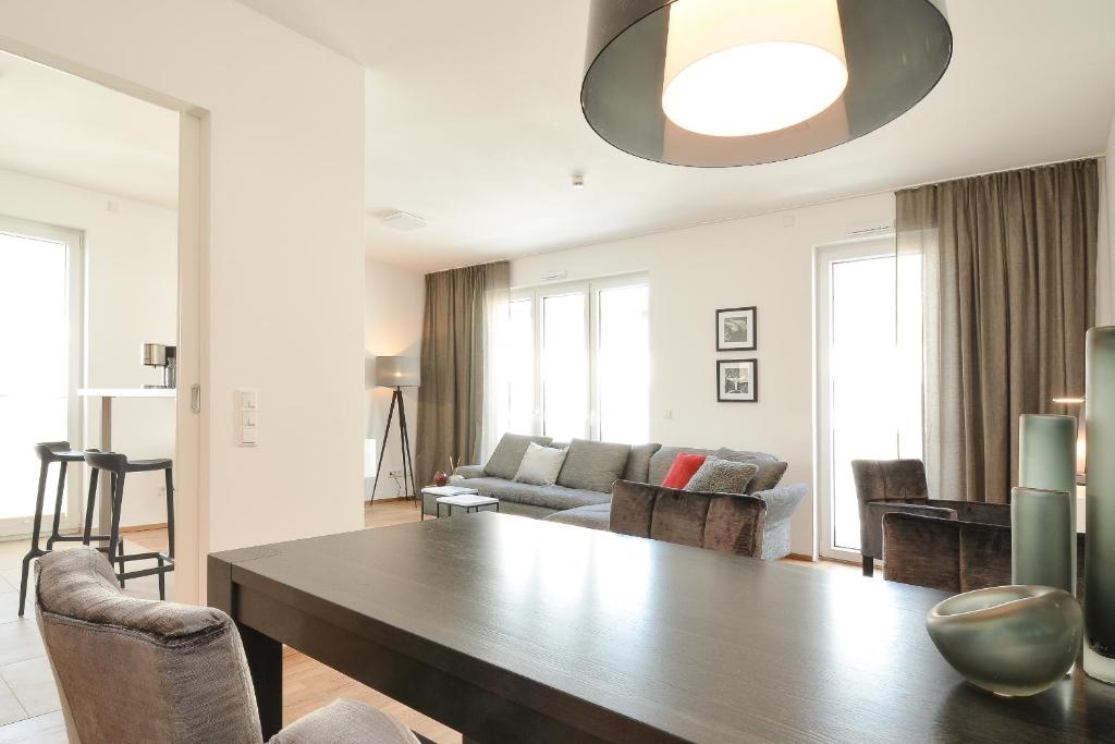 Posezení v ubytování Lunas Appartements Essen