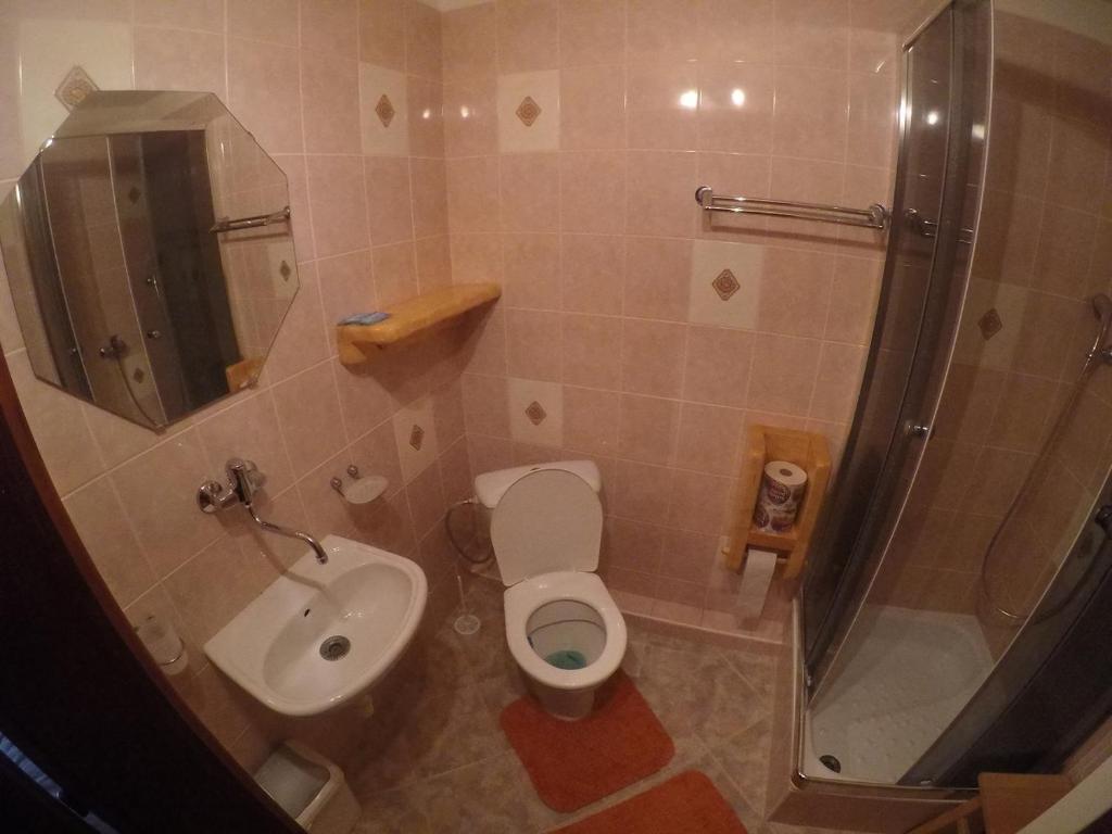 Koupelna v ubytování ASPEN