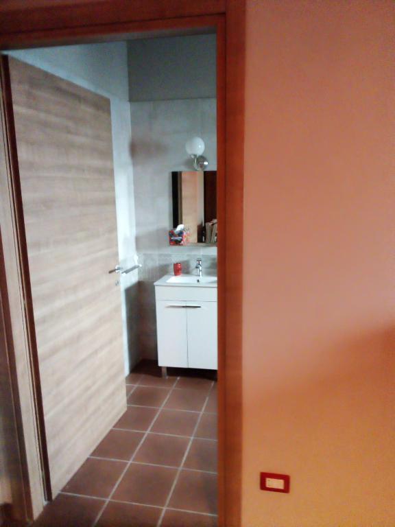 Kuchyň nebo kuchyňský kout v ubytování Rupe delle sorbe