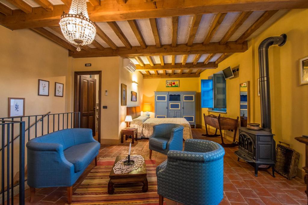 Posezení v ubytování Albergo Ristorante Garibaldi