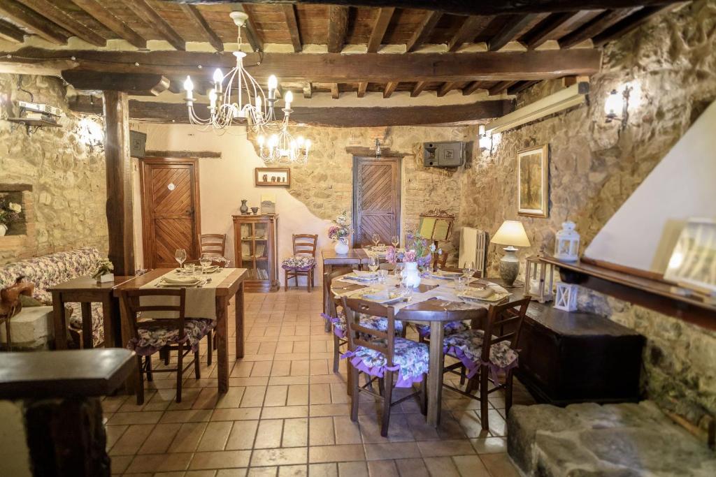 Posezení v ubytování Agriturismo Selvella