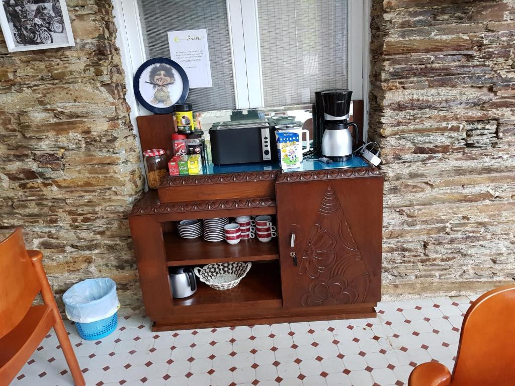 Kuchyňa alebo kuchynka v ubytovaní Albergue Savior