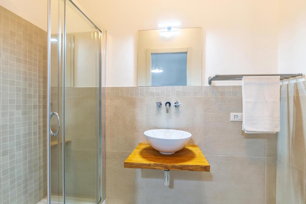 Koupelna v ubytování Elune B&B