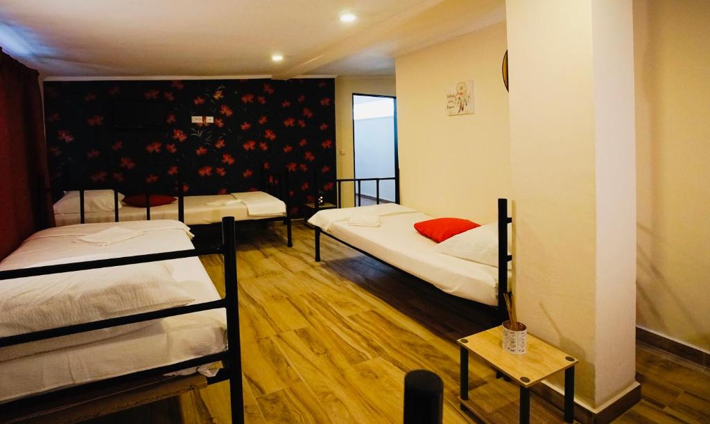 Postel nebo postele na pokoji v ubytování Byzanthin Hostel