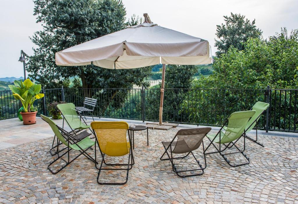 Zahrada ubytování Albergo Ristorante Garibaldi