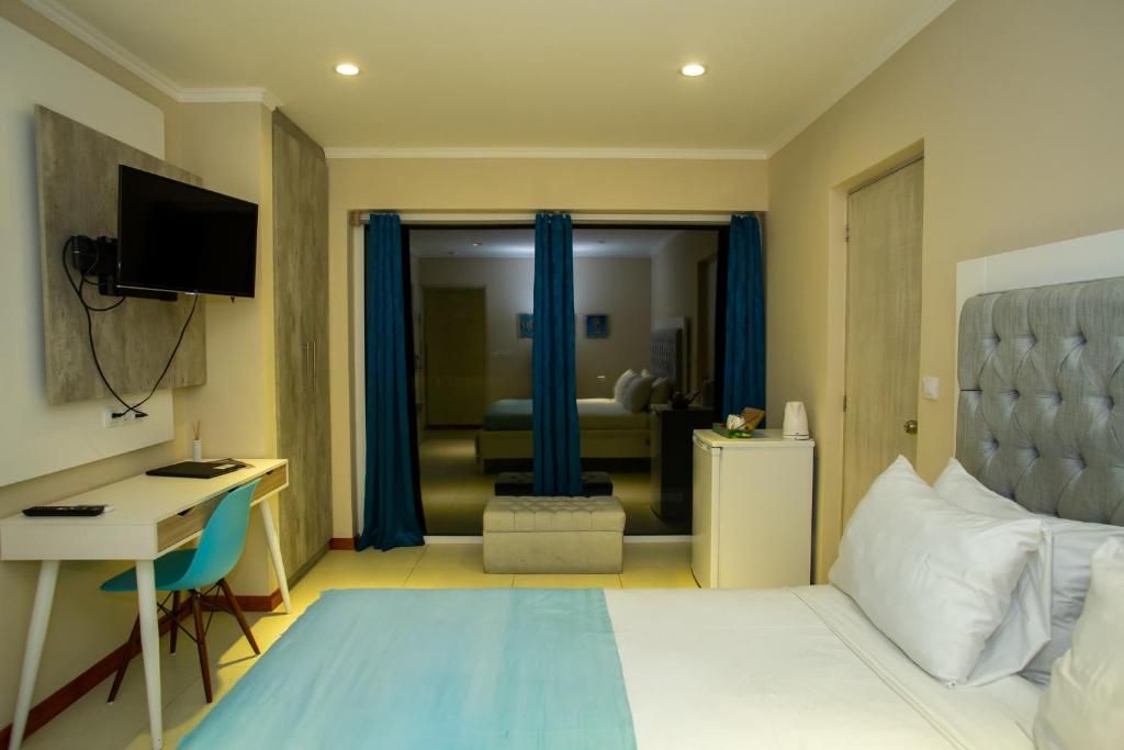 TV a/nebo společenská místnost v ubytování Hotel Islander Bonaire