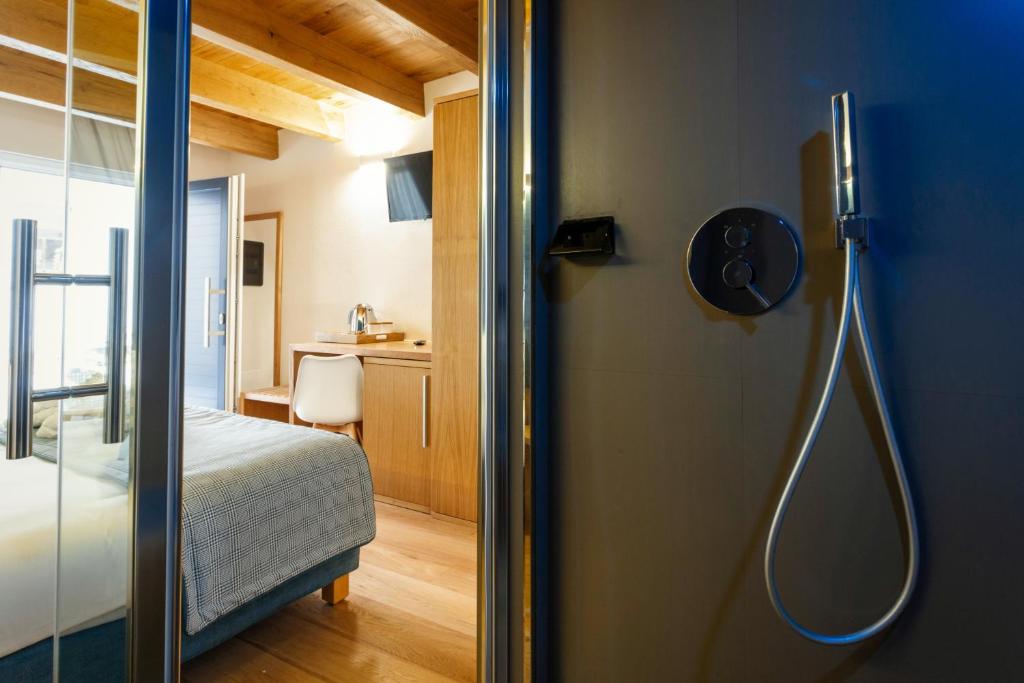 Postel nebo postele na pokoji v ubytování Garni il Concale