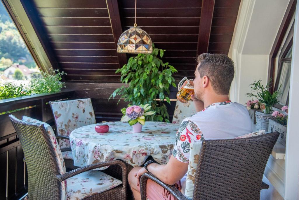 Nápoje v ubytování Apartmaji Urška