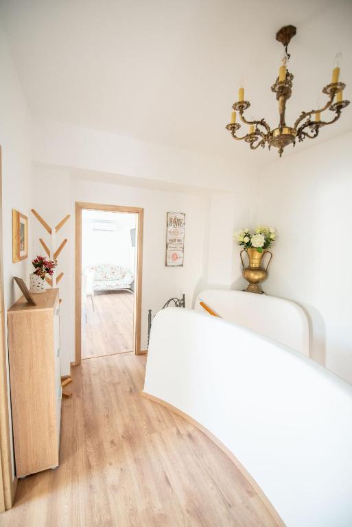 Postel nebo postele na pokoji v ubytování Apartmaji Urška