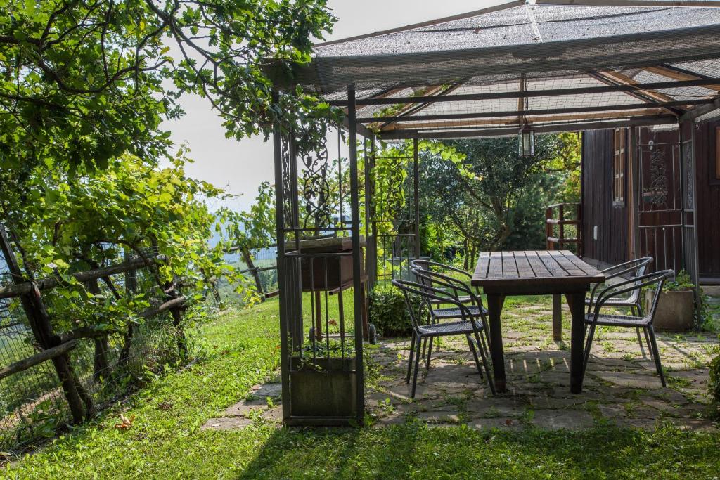 Zahrada ubytování Magiche Langhe