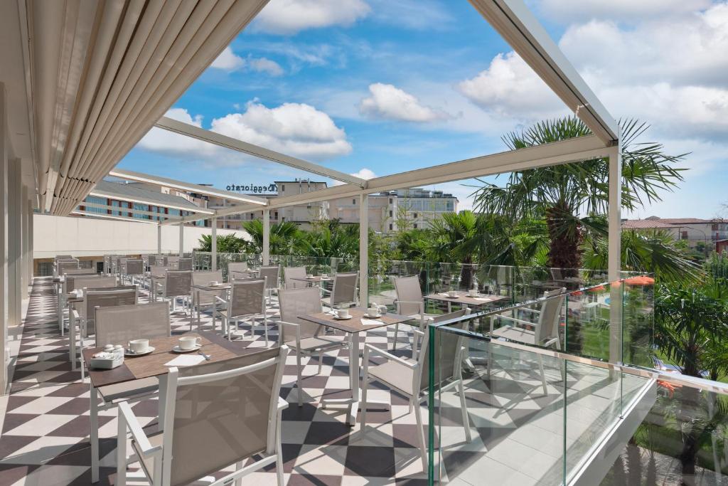 Balkón nebo terasa v ubytování Hotel Savoia Thermae & SPA