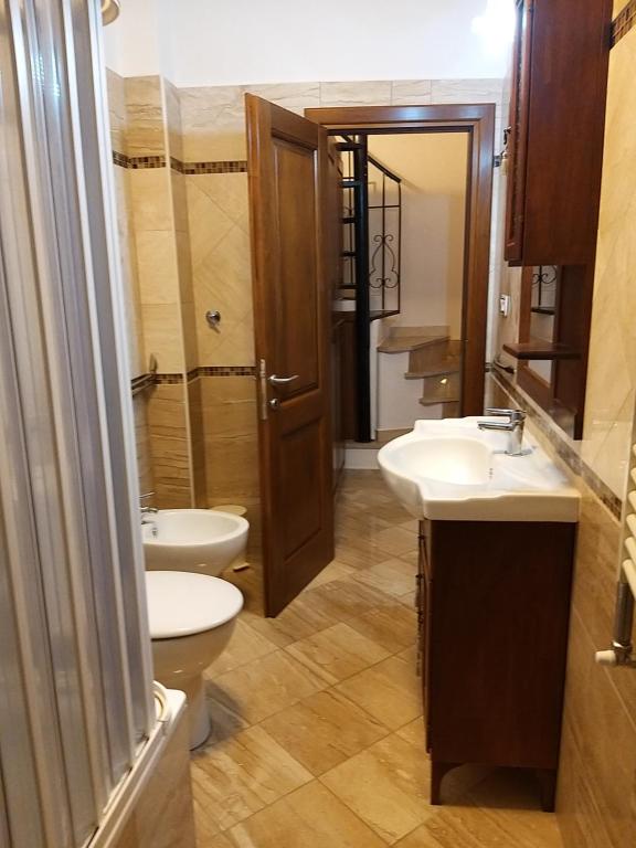 Kúpeľňa v ubytovaní Casa singola