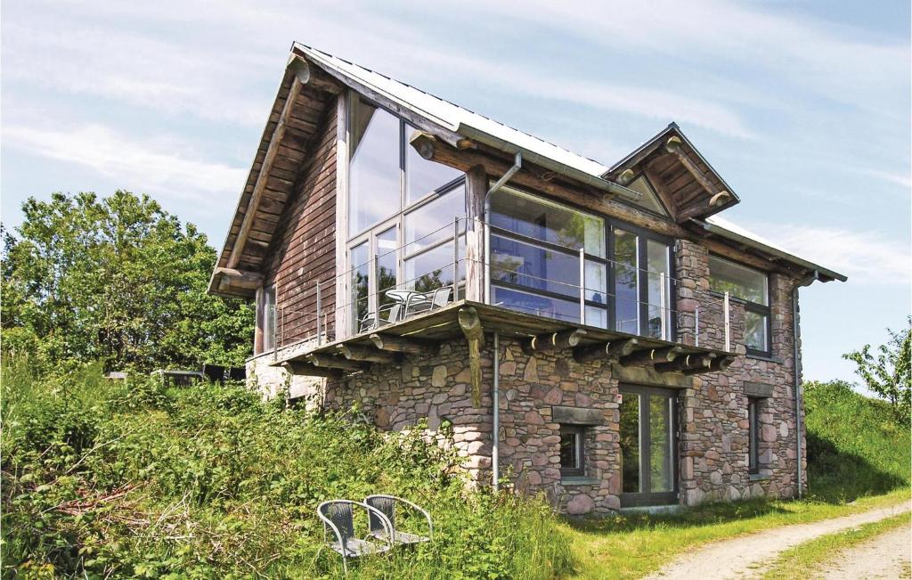 Bygningen som feriehuset ligger i