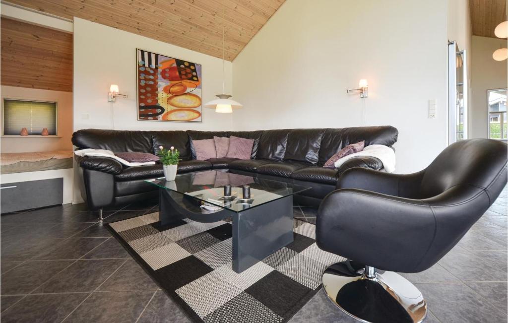 Posezení v ubytování Holiday Home Metholmvej