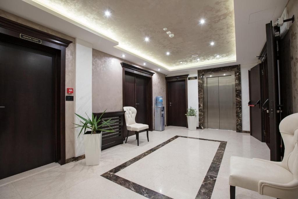 Posezení v ubytování GARNI HOTEL AMI