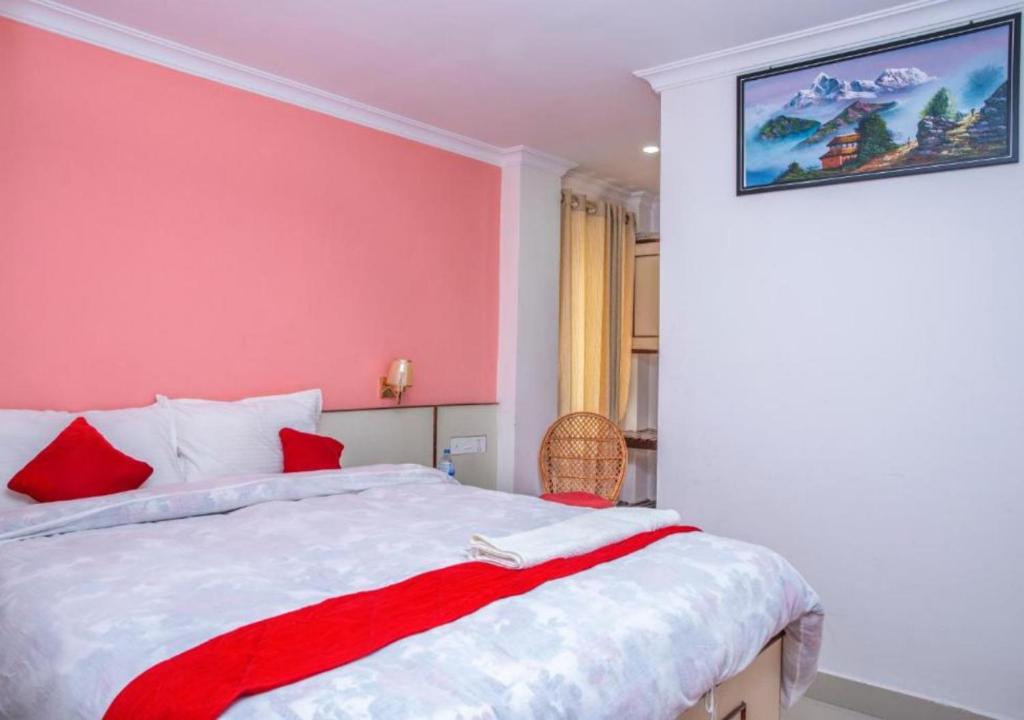 Postel nebo postele na pokoji v ubytování Hotel Tranquil
