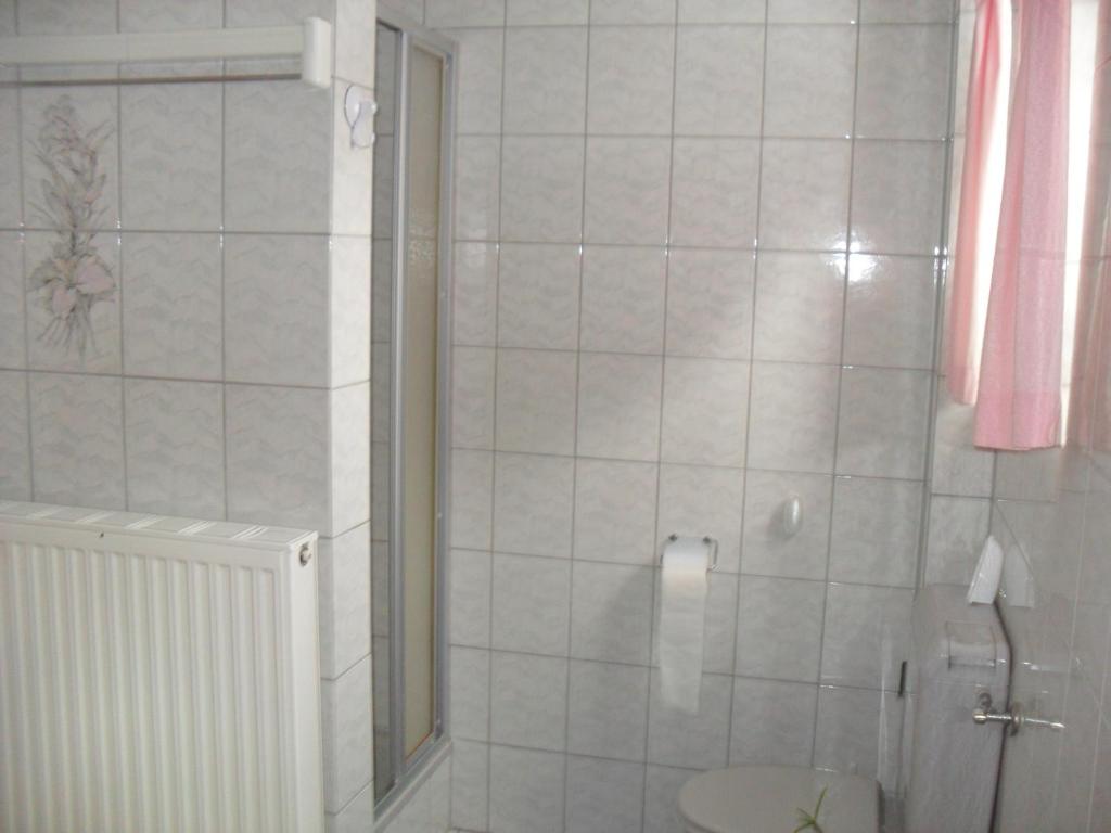 Koupelna v ubytování Ferienhaus Warmuth