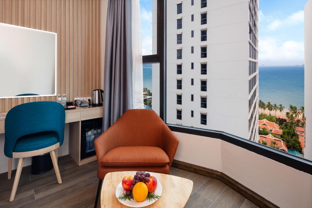 Posezení v ubytování Lucky Sun Hotel Nha Trang Beach