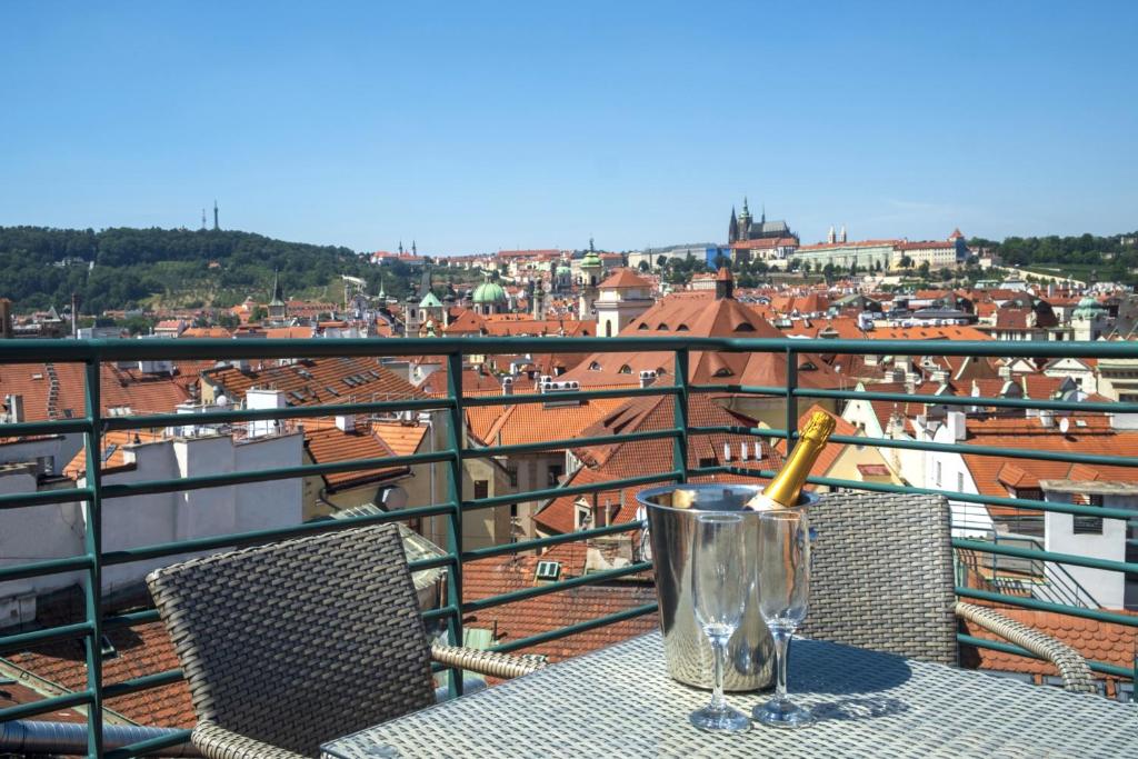 Balkón nebo terasa v ubytování Hotel Leon D´Oro
