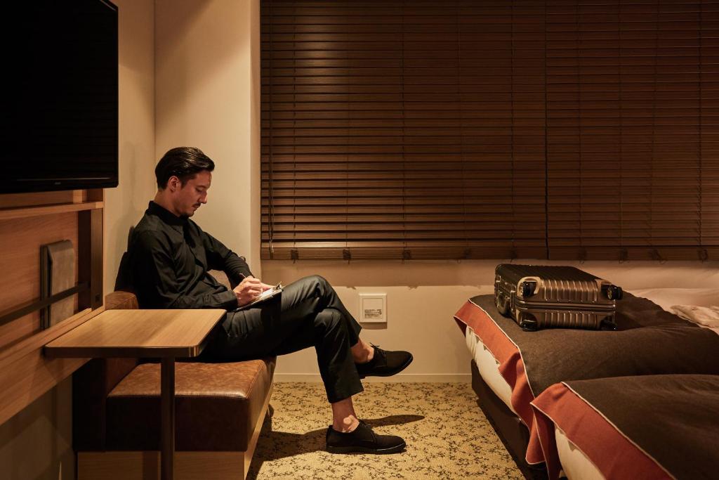 Posezení v ubytování Nest Hotel Tokyo Hanzomon