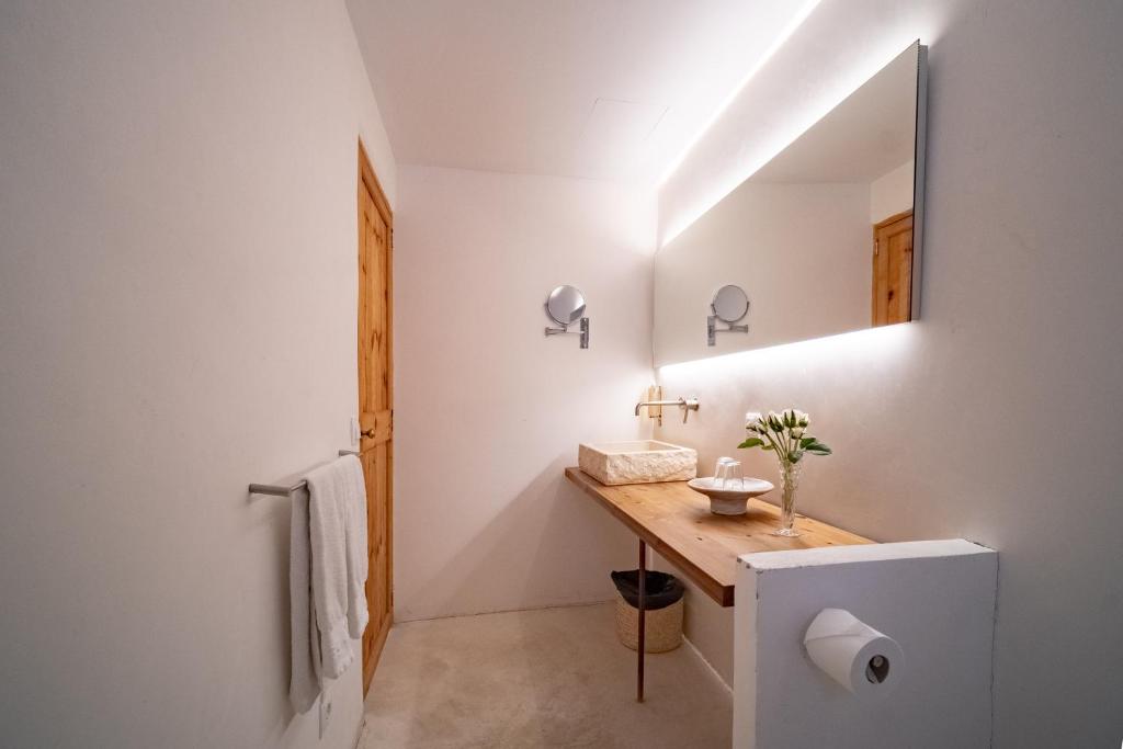Kuchyň nebo kuchyňský kout v ubytování Hotel Forn Nou