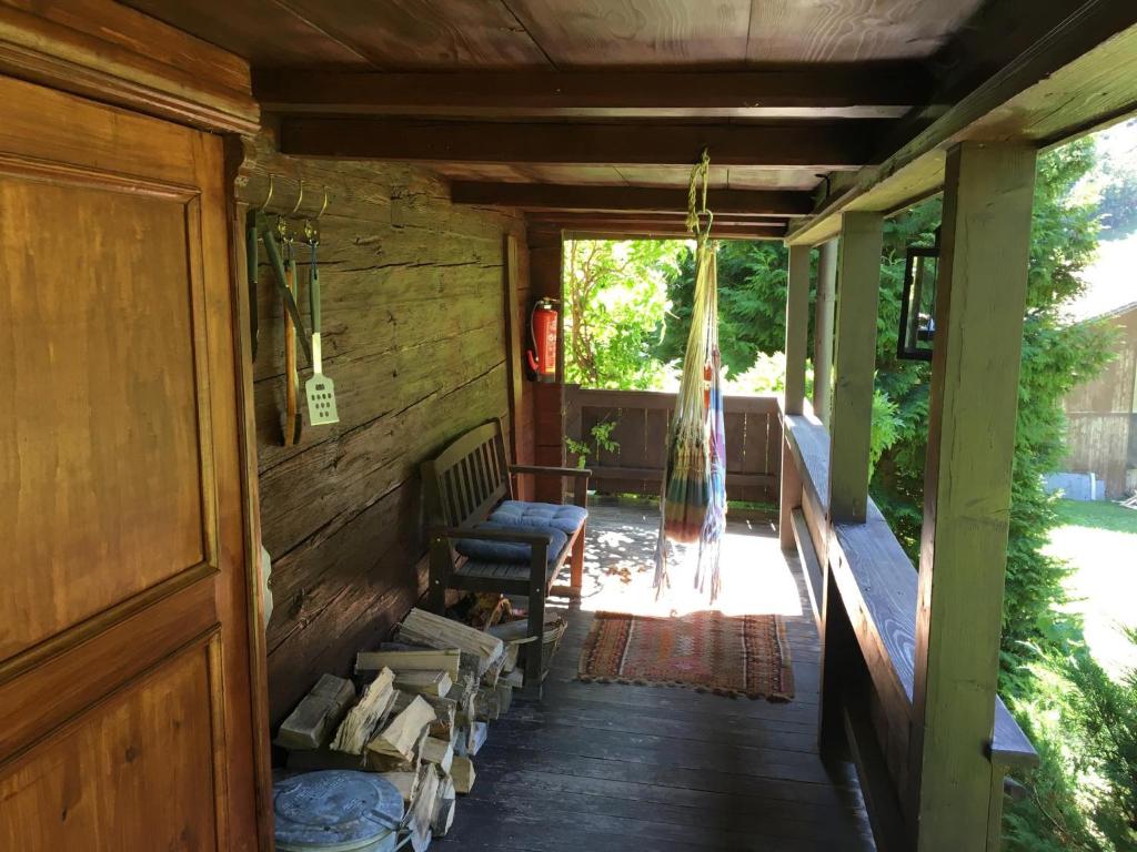 Chalet Elza的休息区