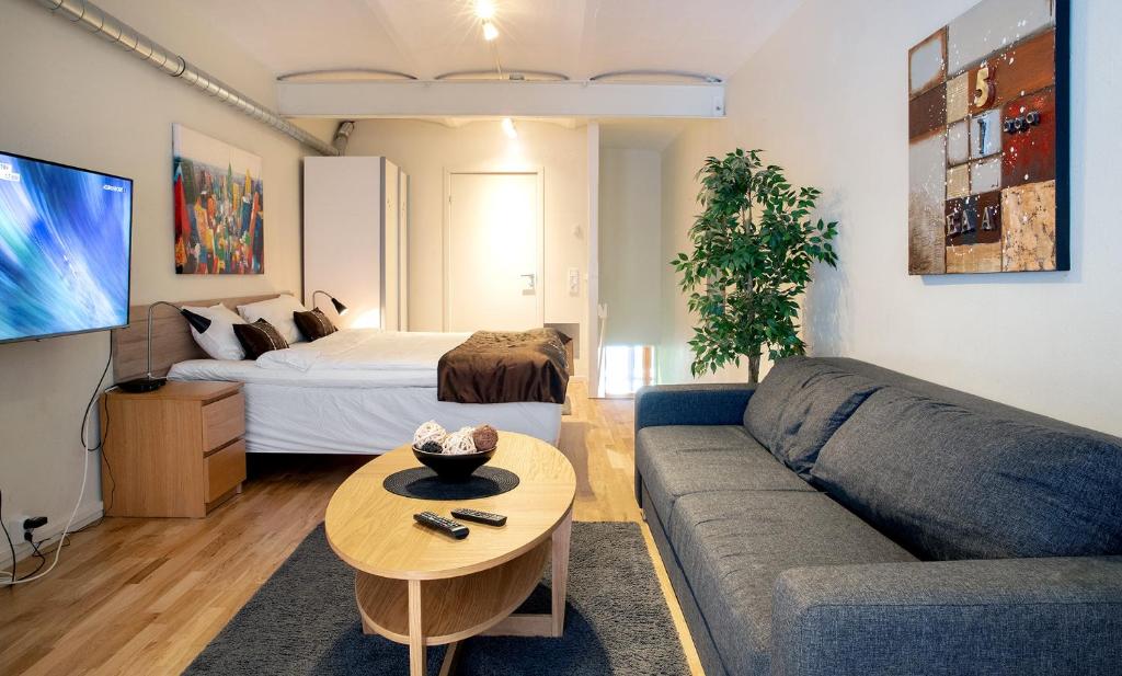 Postel nebo postele na pokoji v ubytování City HotelApartment