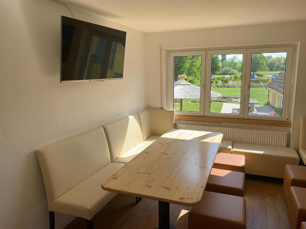 Posezení v ubytování Gästehaus am See