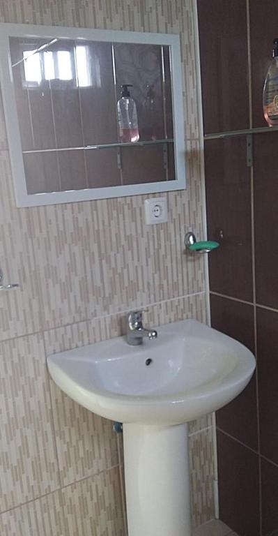 Koupelna v ubytování Casa helena
