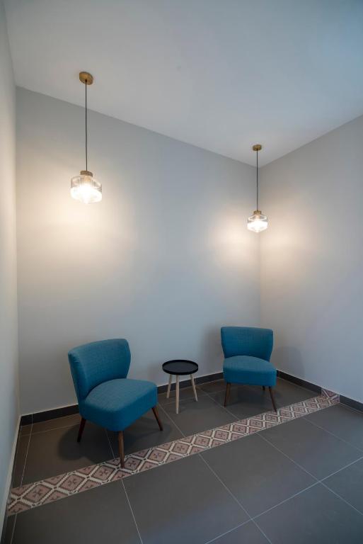 Posezení v ubytování Plaka Arch Suites