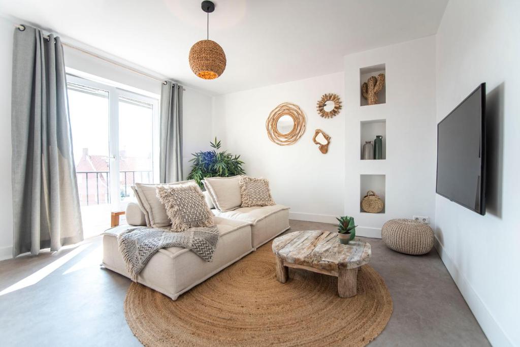 Χώρος καθιστικού στο Bamboa Beachhouse