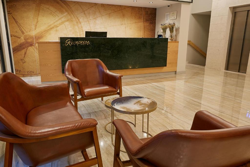 Posezení v ubytování ETER Hotel