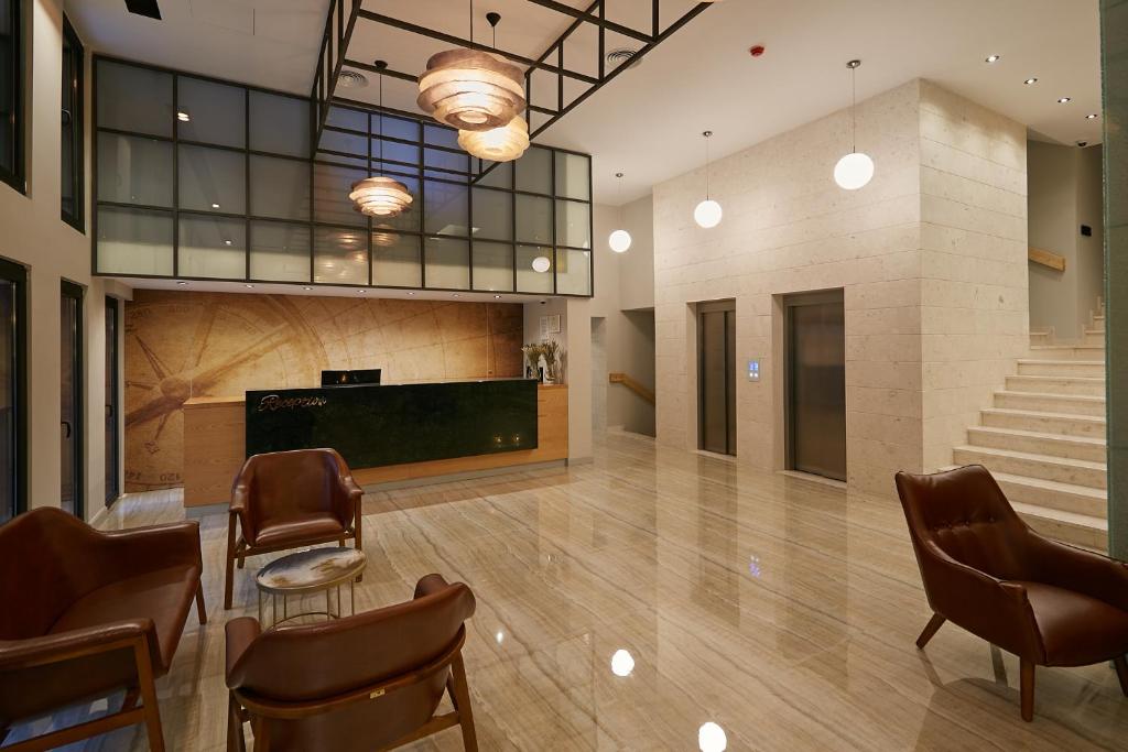 Posezení v ubytování ETER Hotel