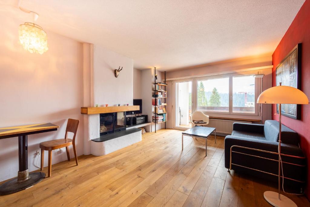 Kuchyň nebo kuchyňský kout v ubytování LAAX Homes - Casa Cannaretsch