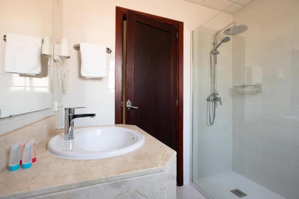 Koupelna v ubytování Hotel Gaya