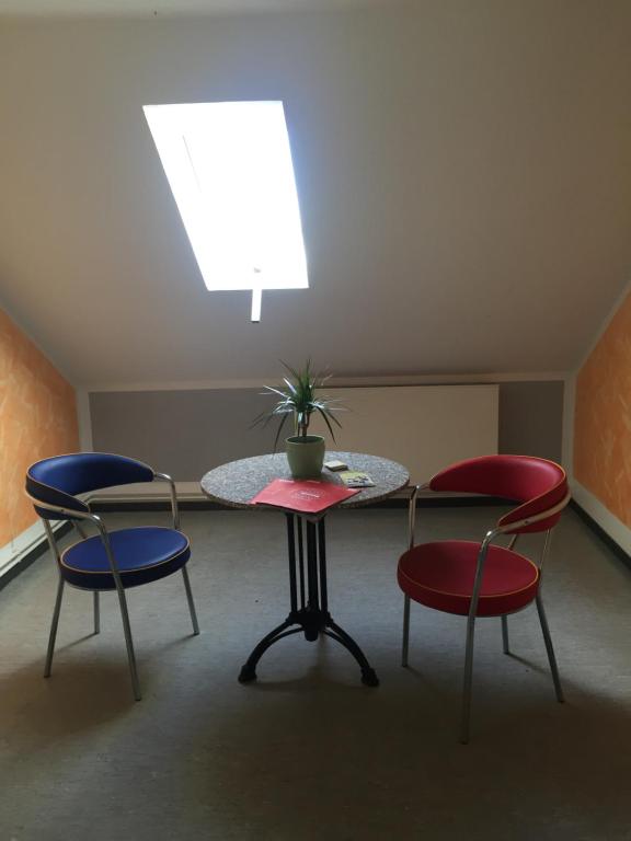 Posezení v ubytování Gästehaus Sandra