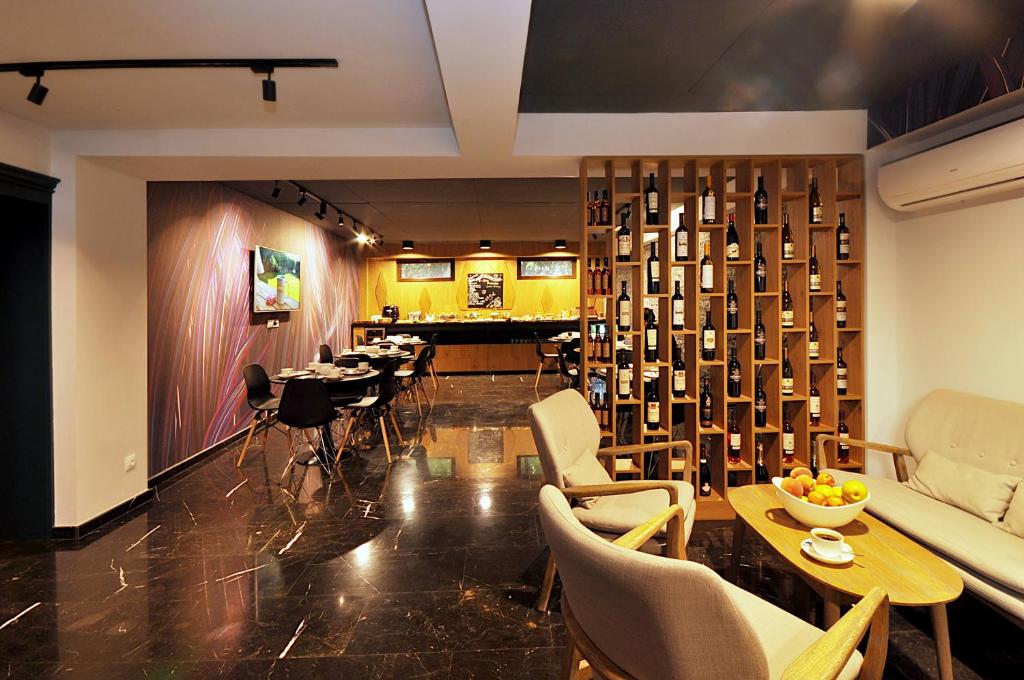 Posezení v ubytování Elle Boutique Hotel