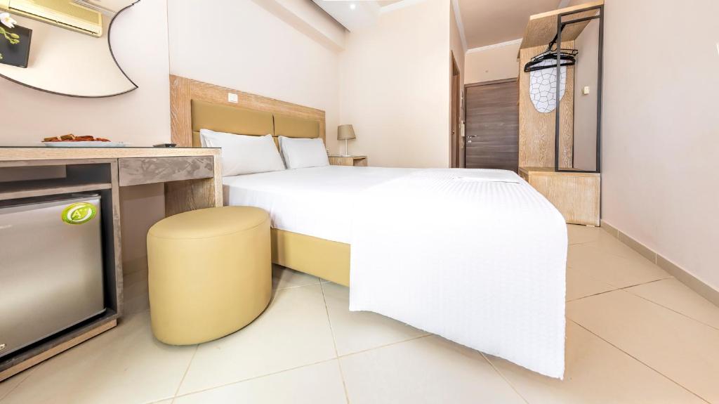 Kuchyň nebo kuchyňský kout v ubytování Le Monde SeaView Suites