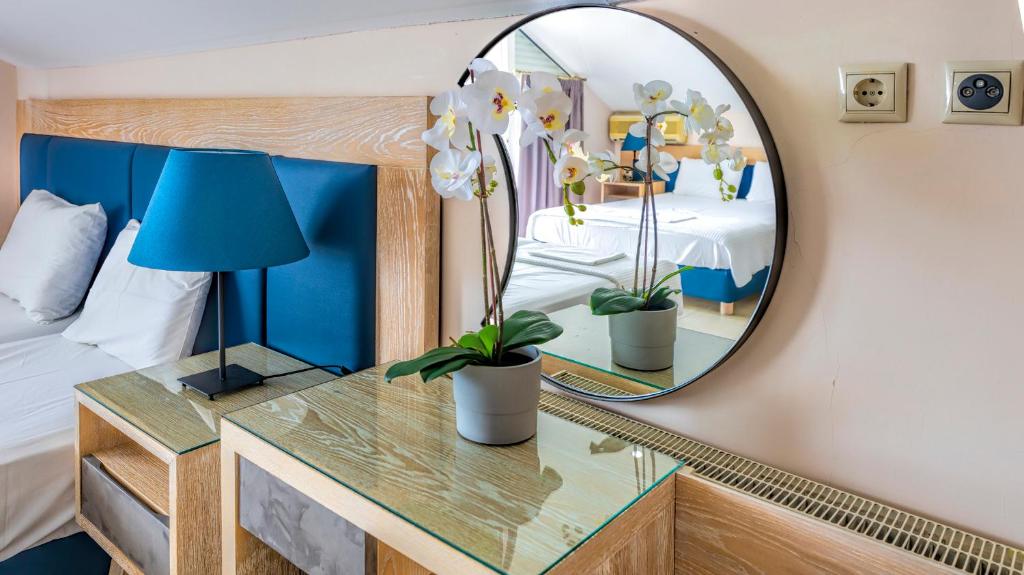 Posezení v ubytování Le Monde SeaView Suites