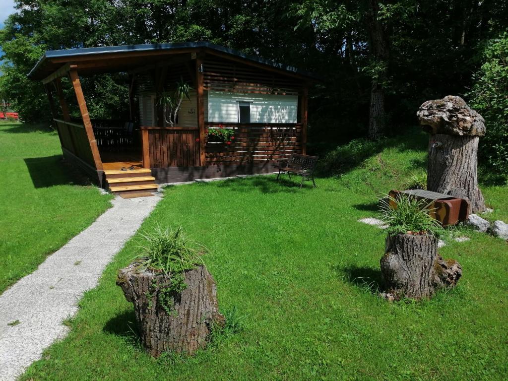 Zahrada ubytování Samson mobile house